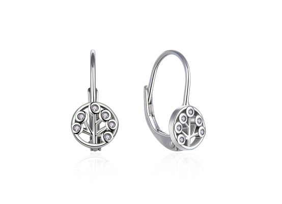 MOISS stříbrné náušnice STROM