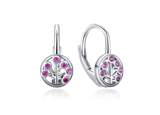 MOISS stříbrné náušnice STROM