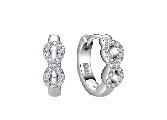 MOISS stříbrné náušnice NEKONEČNO