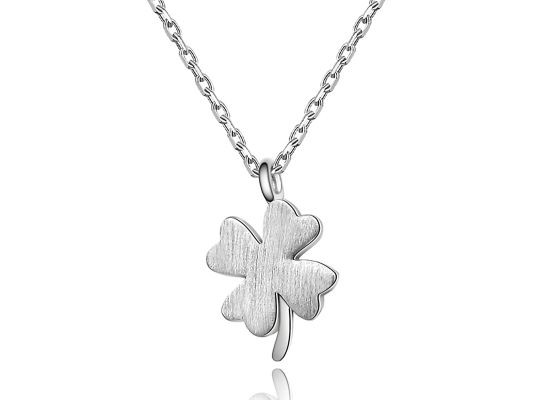 MOISS stříbrný náhrdelník ČTYŘLÍSTEK