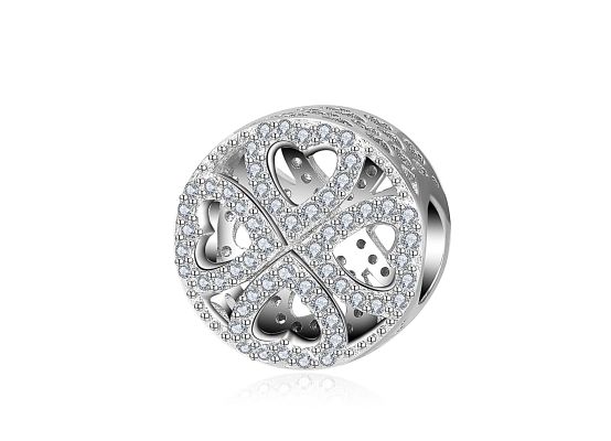 MOISS stříbrný přívěsek ČTYŘLÍSTEK