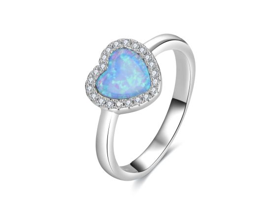 MOISS stříbrný prsten OPÁL