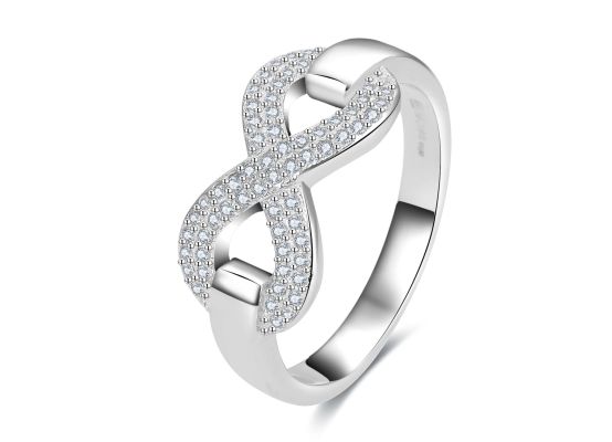 MOISS stříbrný prsten NEKONEČNO