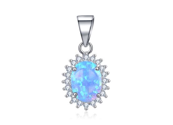 MOISS stříbrný přívěsek OPÁL