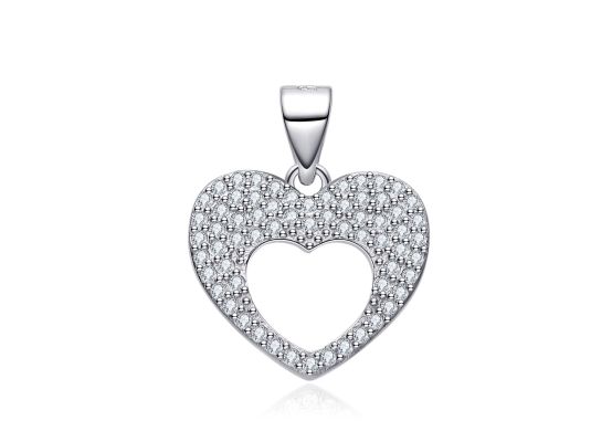 MOISS stříbrný přívěsek SRDCE