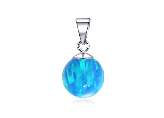 MOISS stříbrný přívěsek OPÁL