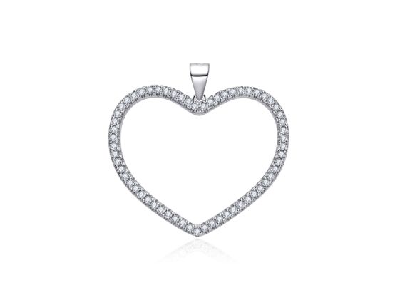 MOISS stříbrný přívěsek SRDCE