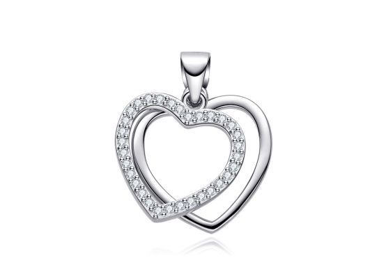 MOISS stříbrný přívěsek SRDCE