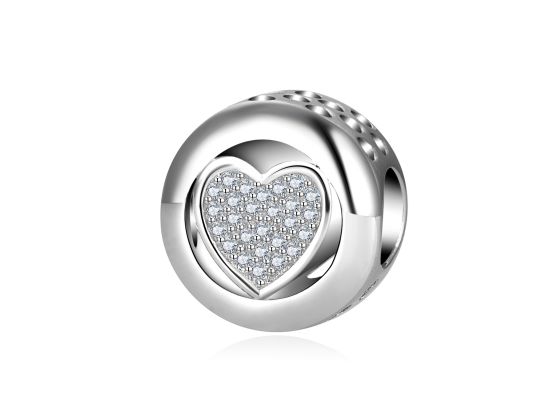 MOISS stříbrný přívěsek SRDCE