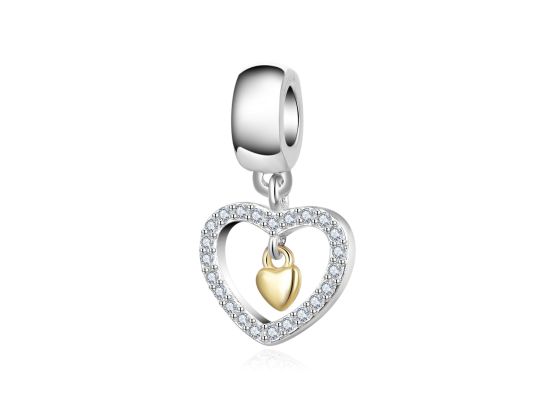 MOISS stříbrný přívěsek SRDCE