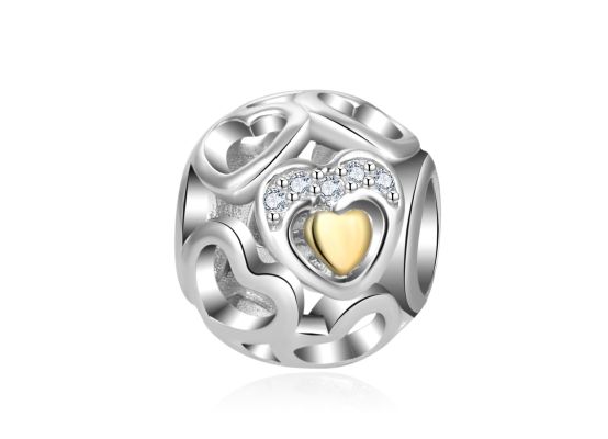 MOISS stříbrný přívěsek SRDCE