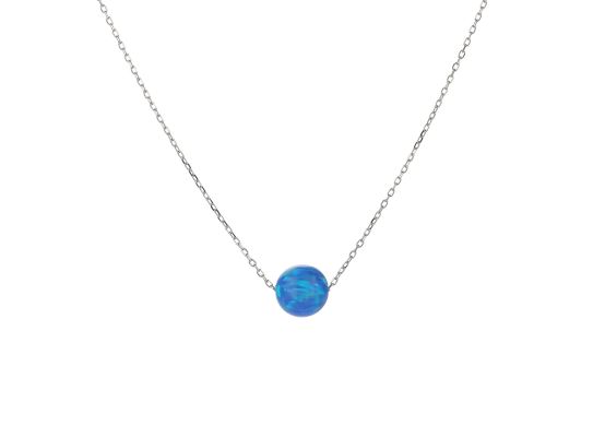 MOISS stříbrný náhrdelník OPÁL