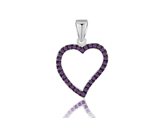 MOISS stříbrný přívěsek SRDCE