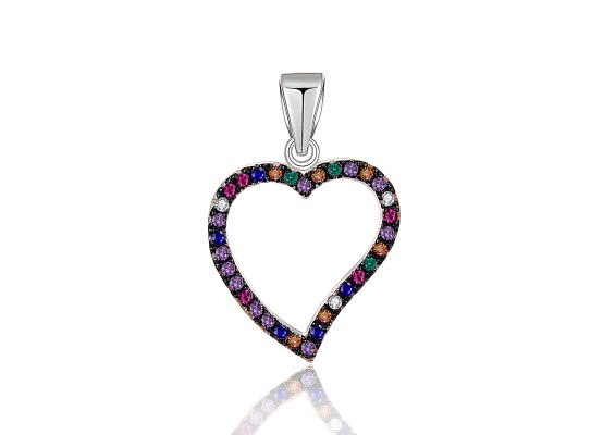 MOISS stříbrný přívěsek SRDCE