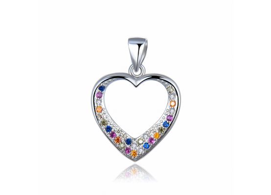 MOISS stříbrný přívěsek SRDCE