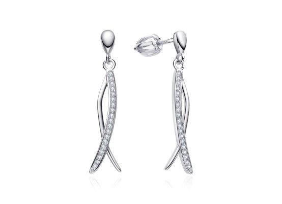 MOISS stříbrné náušnice