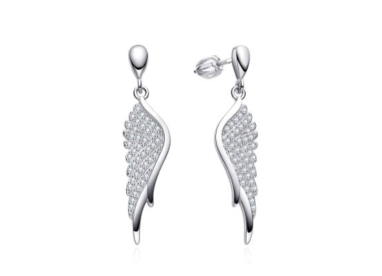 MOISS stříbrné náušnice KŘÍDLA