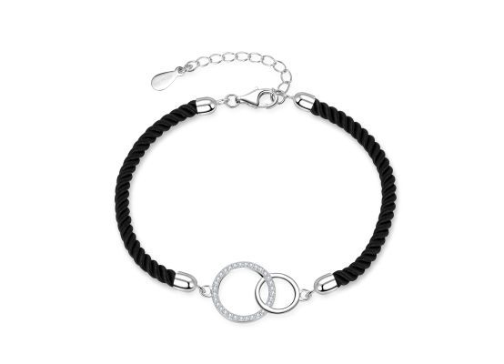 MOISS stříbrný náramek KRUHY