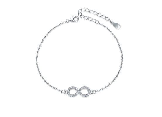 MOISS stříbrný náramek NEKONEČNO