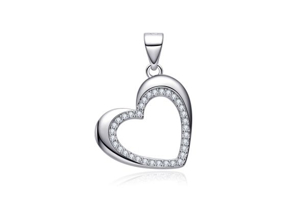 MOISS stříbrný přívěsek SRDCE