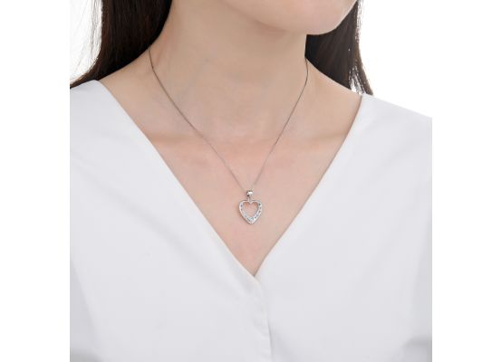 MOISS stříbrný přívěsek SRDCE