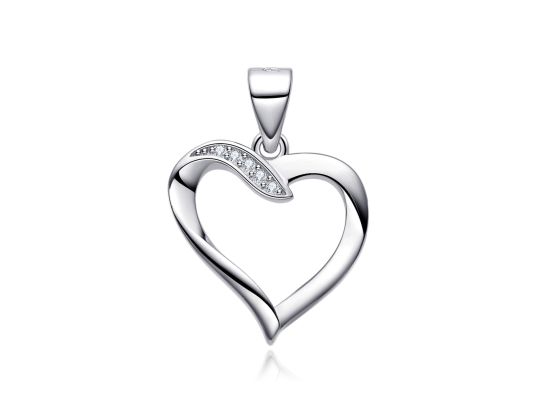 MOISS stříbrný přívěsek SRDCE