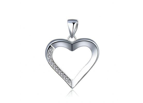 MOISS stříbrný přívěsek SRDCE