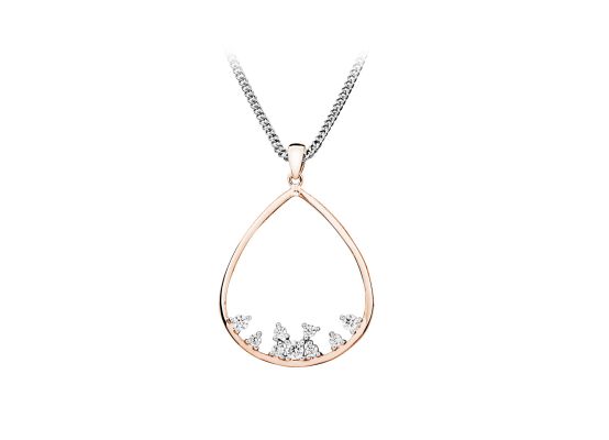 MOISS stříbrný přívěsek ROSE