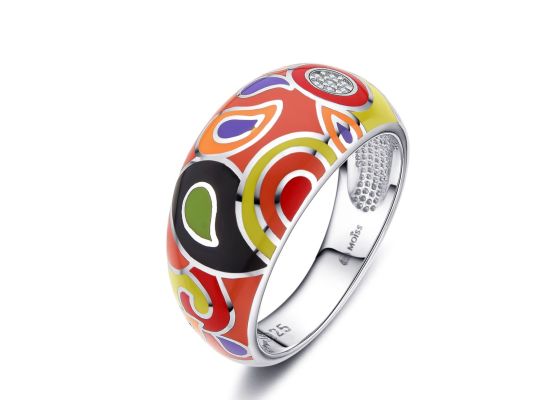 MOISS stříbrný prsten SMALT