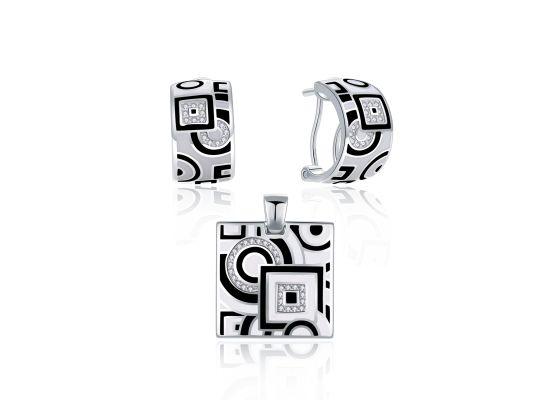 MOISS stříbrná sada SMALT