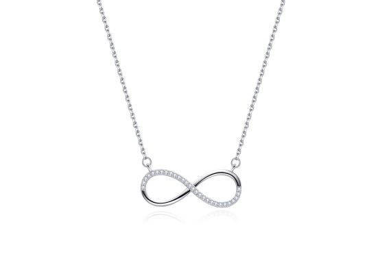 MOISS stříbrný náhrdelník NEKONEČNO
