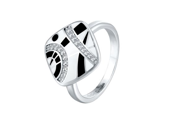 MOISS stříbrný prsten SMALT