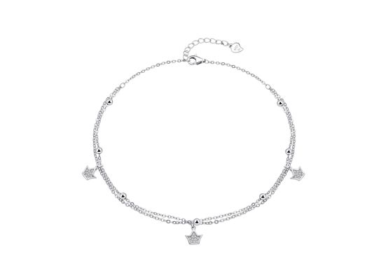 MOISS stříbrný náramek na nohu