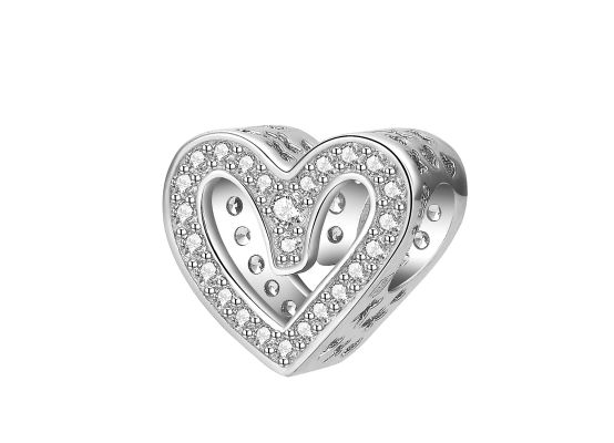 MOISS stříbrný přívěsek SRDCE