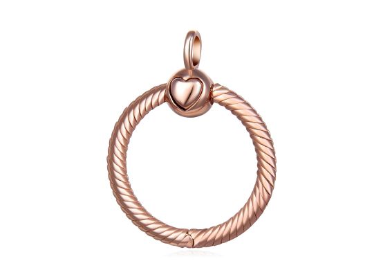 MOISS stříbrný přívěsek SRDCE ROSE