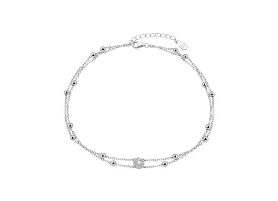 MOISS stříbrný náramek na nohu