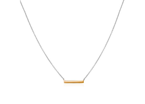 MOISS stříbrný náhrdelník ROSE GOLD