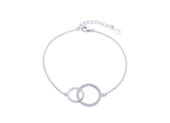 MOISS stříbrný náramek KRUH