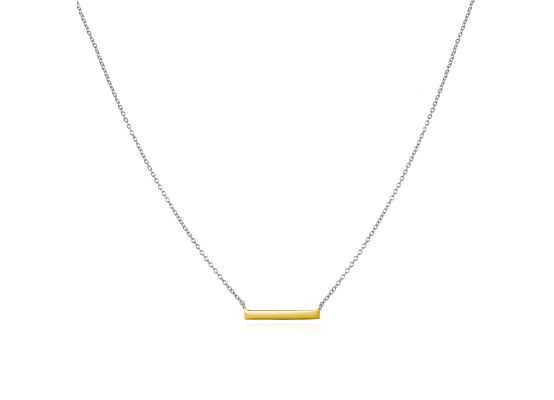 MOISS stříbrný náhrdelník GOLD