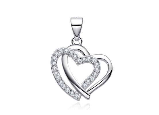 MOISS stříbrný přívěsek SRDCE