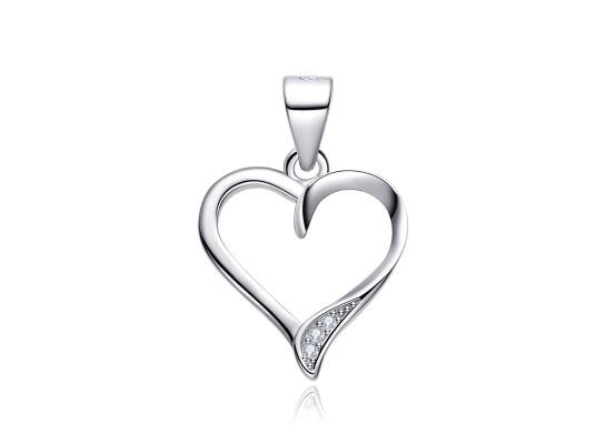 MOISS stříbrný přívěsek SRDCE