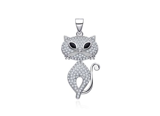 MOISS stříbrný přívěsek KOČKA