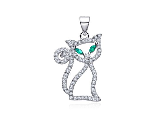 MOISS stříbrný přívěsek KOČKA