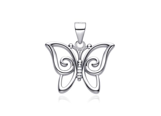 MOISS stříbrný přívěsek MOTÝL