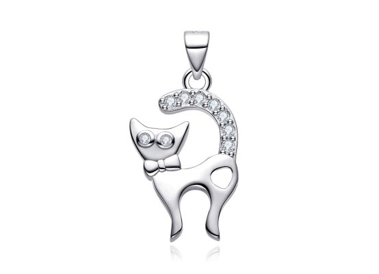 MOISS stříbrný přívěsek KOČKA