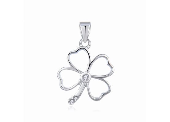 MOISS stříbrný přívěsek ČTYŘLÍSTEK