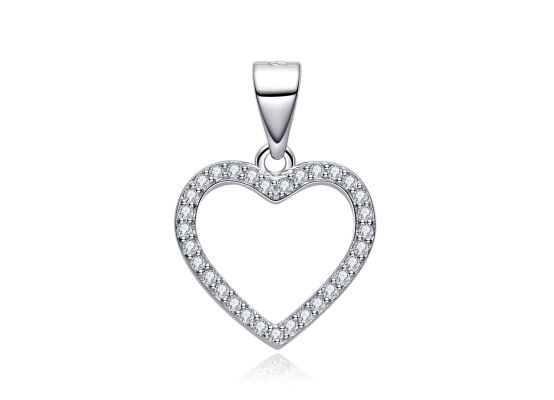 MOISS stříbrný přívěsek SRDCE