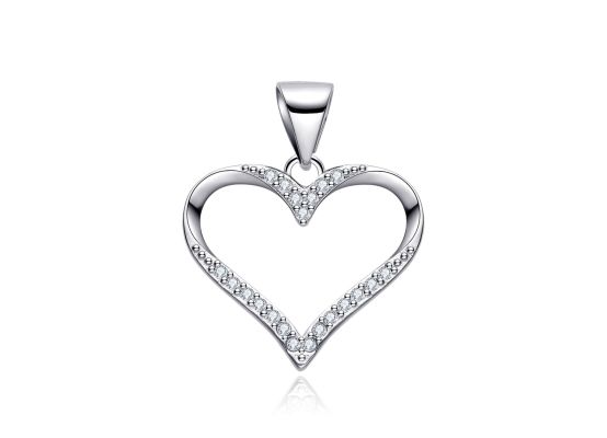 MOISS stříbrný přívěsek SRDCE