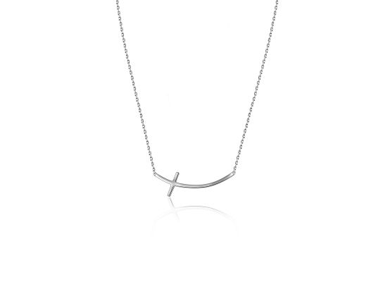 MOISS stříbrný náhrdelník KŘÍŽEK