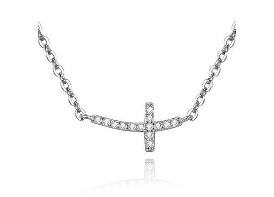 MOISS stříbrný náhrdelník KŘÍŽEK